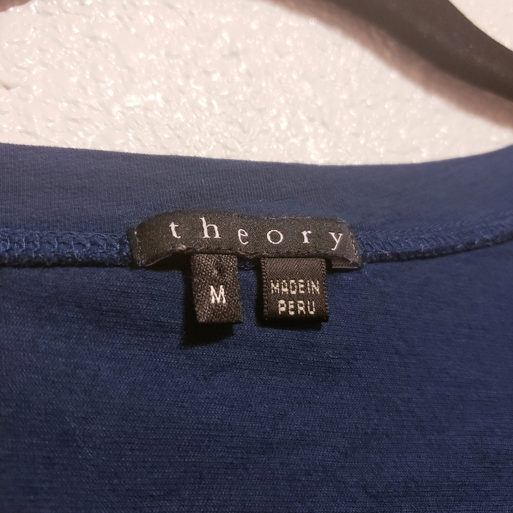 Theory Blue Basic Tee - image 3